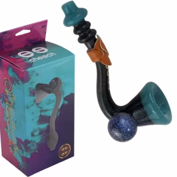 5" Cheech Sherlock Dichro Marble Hand Pipe
