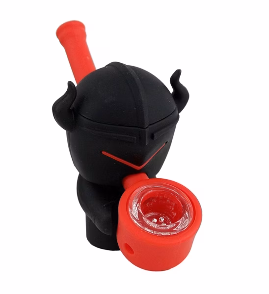 Glass Smoking Pipe Cartoon Character Silicone Sherlock 8pk