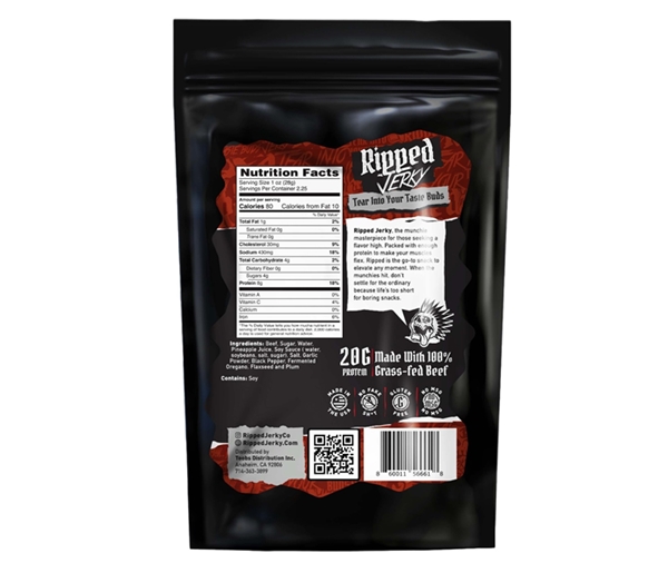 Ripped Jerky - Godfather OG - Original 2.5oz Beef Jerky