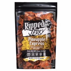 Ripped Jerky - Pineapple Express - Teriyaki Pineapple 2.5oz Beef Jerky