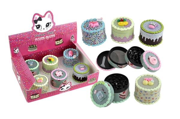 Stoner Kitty Fake Cake Grinders 6pk