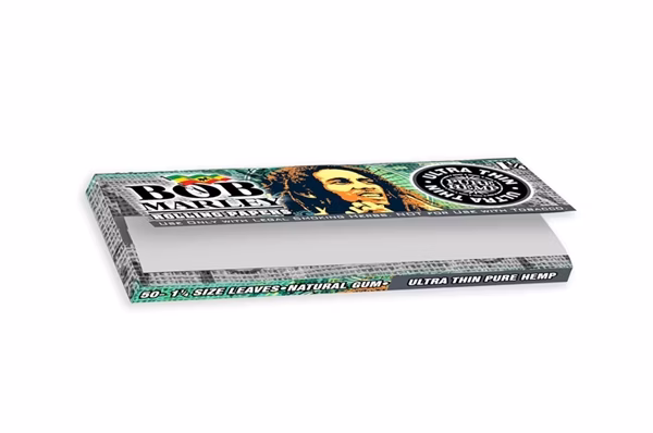 Bob Marley Ultra Thin Hemp Rolling Papers – 1 1/4