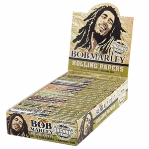 Bob Marley Unbleached Organic Hemp Rolling Papers – 1 1/4