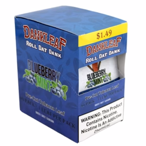 Dankleaf Pre-Cut Tobacco Leaf - Blueberry Mint 40pk