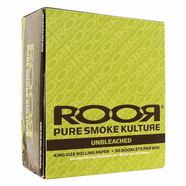 Roor Unbleached Rolling Paper - King Size