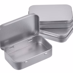 10ct Silver Tin Bug Box Container