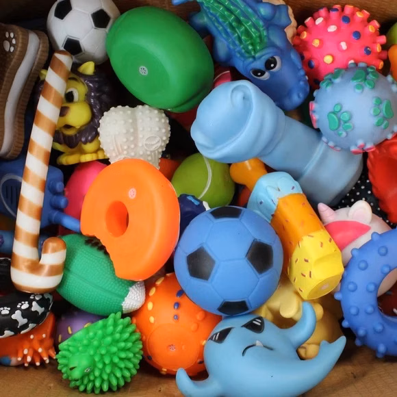 Mega Dog Squeaker Toy Assortment w/ Display 30pk