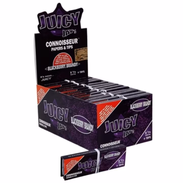 Juicy Jays Connoisseur 1 1/4 Papers & Tips - Blackberry Brandy