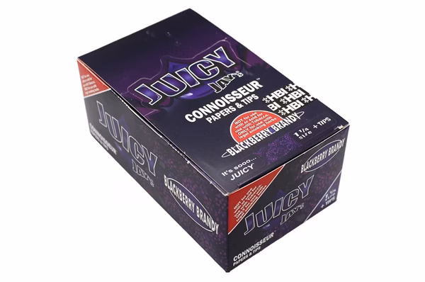 Juicy Jays Connoisseur 1 1/4 Papers & Tips - Blackberry Brandy