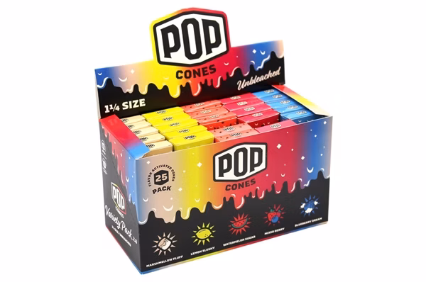 Pop Cones – Unbleached – Variety Pack 2.0 – 1 1/4 25pk