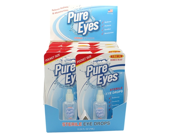 Pure Eyes Sterile Maximum Redness Relief Eye Drops 12pk