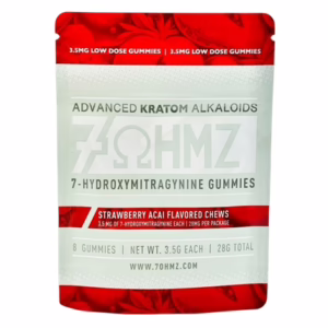 7ohmz 28mg 7-Hydroxy Gummies - Strawberry Acai