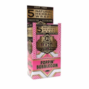 Billionaire Natural Herbal Wraps – Poppin Bubblegum