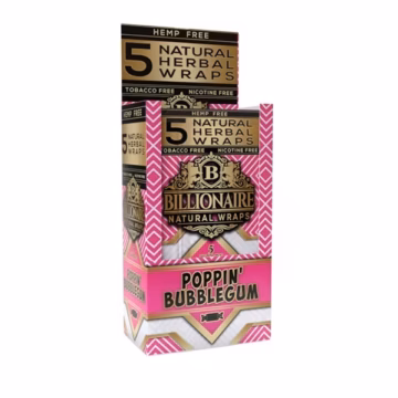 Billionaire Natural Herbal Wraps – Poppin Bubblegum