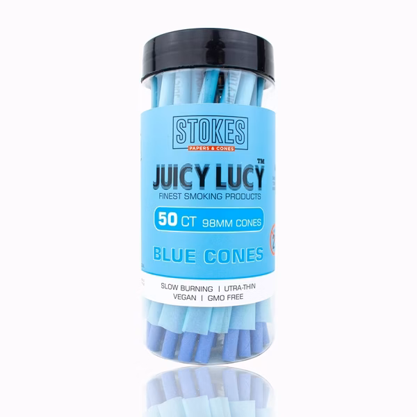 Juicy Lucy Cones – Blue – 53mm 50pk - Image 4