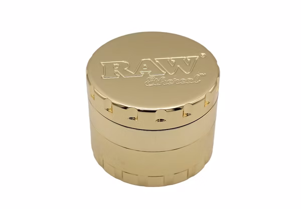 Raw Ethereal Gold-Plated Stainless Steel Grinder - Image 4