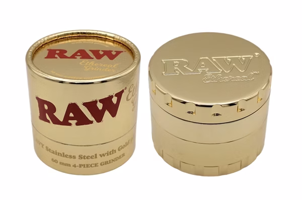 Raw Ethereal Gold-Plated Stainless Steel Grinder - Image 6