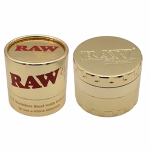 Raw Ethereal Gold-Plated Stainless Steel Grinder