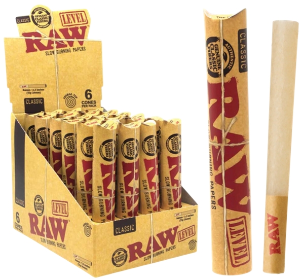 Raw Classic Level Cones 24pk