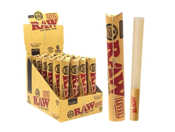 Raw Classic Level Cones 24pk