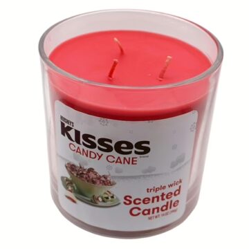 Scented Candle 14oz – Hershey’s Kisses Candy Cane