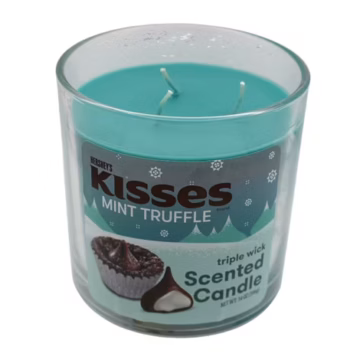 Scented Candle 14oz – Hershey’s Kisses Mint Truffle