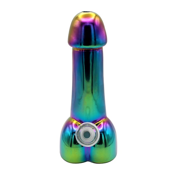 6" Soft Glass Penis Water Pipe