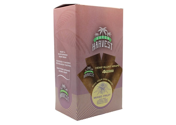 Green Harvest Hemp Blunt Wraps 15pk - Mixed Fruit