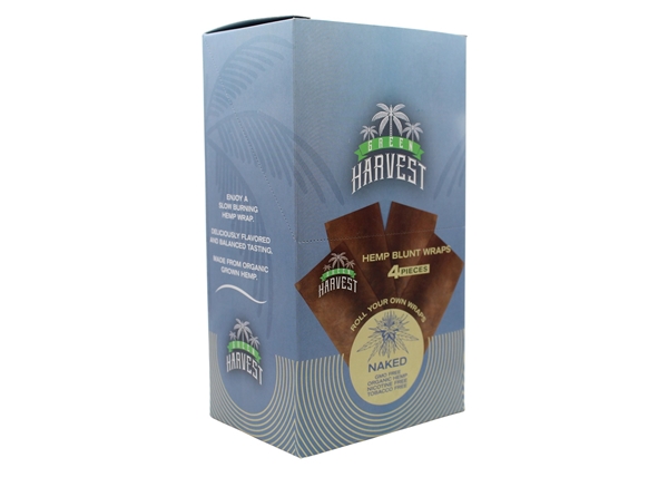 Green Harvest Hemp Blunt Wraps 15pk – Naked