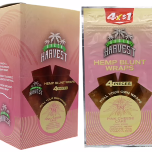 Green Harvest Hemp Blunt Wraps 15pk - Pink Cheese Cake