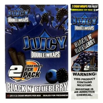 Juicy Double Wraps - Black n Blueberry