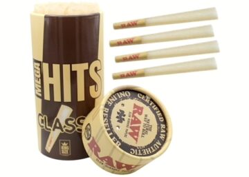 Mega Hits RAW Classic Mini Bulk Cones – King Size 100pk