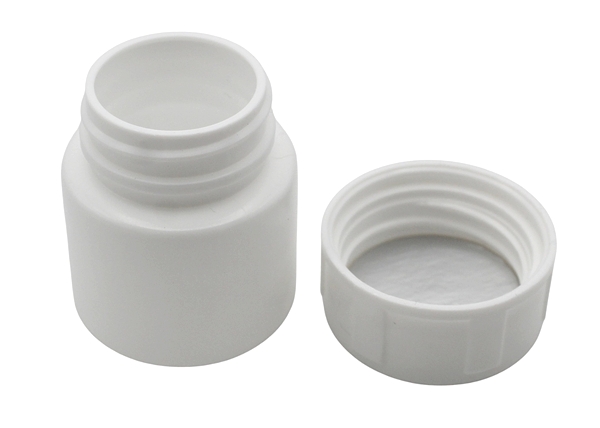 100ct Small Plastic White Pill Bottle 30cc