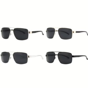 12ct Aluminum Aviator Sunglasses with Spring Hinge RAM27