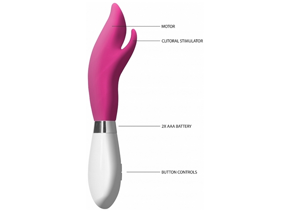 Luna Athos Silicone Vibrator - Pink