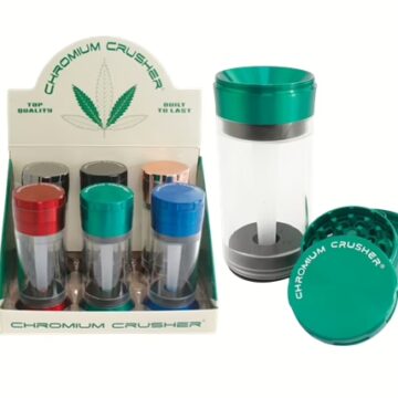 Chromium Crusher Funnel Grinder 6pk - 78mm