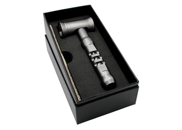 Chromium Crusher Gavel Shaped CNC Hand Pipe