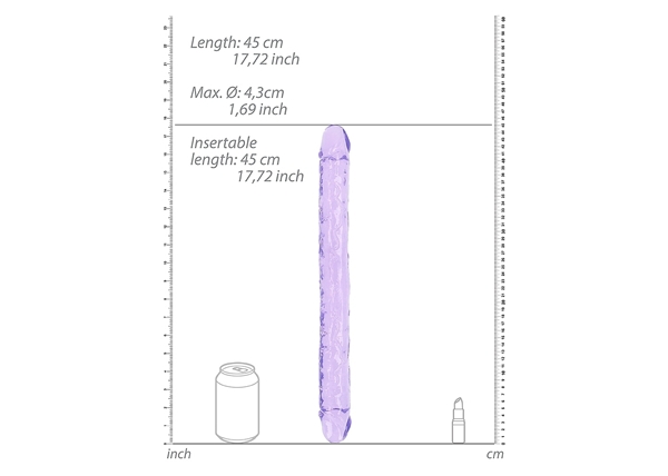 Realrock Double Dong - 18"