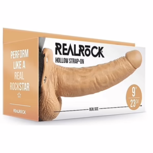 Hollow Strapon with Balls - 9"