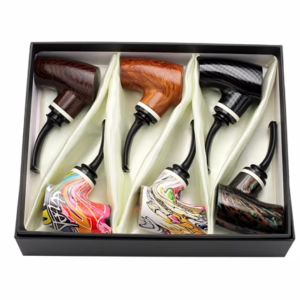 Nirvana Elegant Wood Look Pipe Set 6pk
