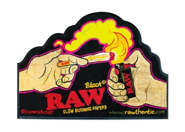 Raw Black Lit Mat 49.5” x 35”