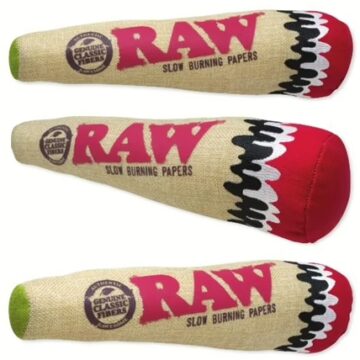 Raw Squeaky Cone Dog Toy