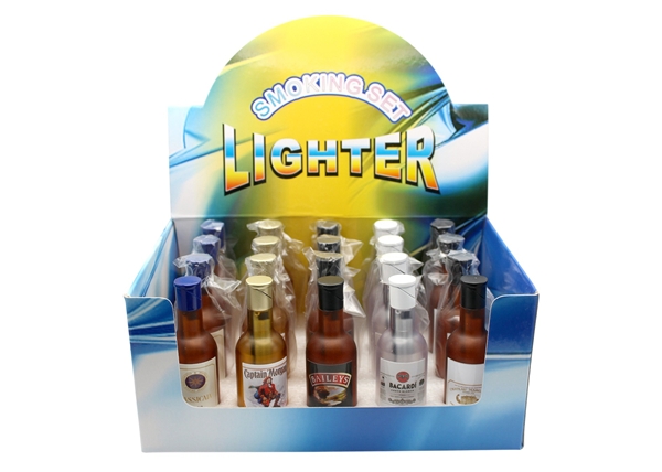 Novelty Lighters – Liquor Spirits Alcohol Mix 20pk