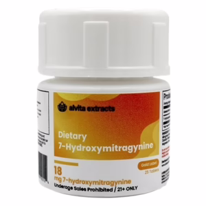 Alvita Extracts 18mg 7-OH – Gold Label – 25-Tablet