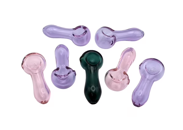 10ct 3" Color Mix Spoon Hand Pipe Assortment