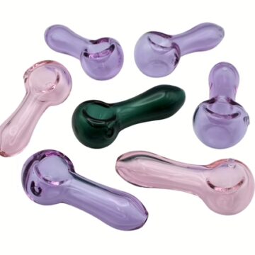 10ct 3" Color Mix Spoon Hand Pipe Assortment