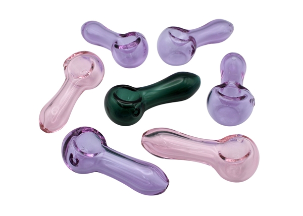 10ct 3" Color Mix Spoon Hand Pipe Assortment