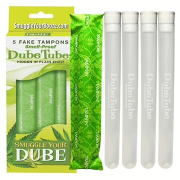 Smuggle Your Booze Fake Tampons Dube Tubes