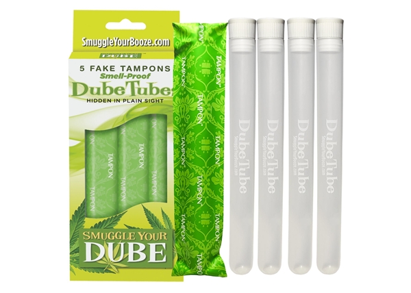 Smuggle Your Booze Fake Tampons Dube Tubes