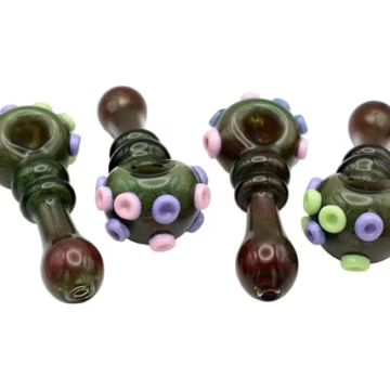 4ct 5" Martian Frit Spoon Hand Pipe